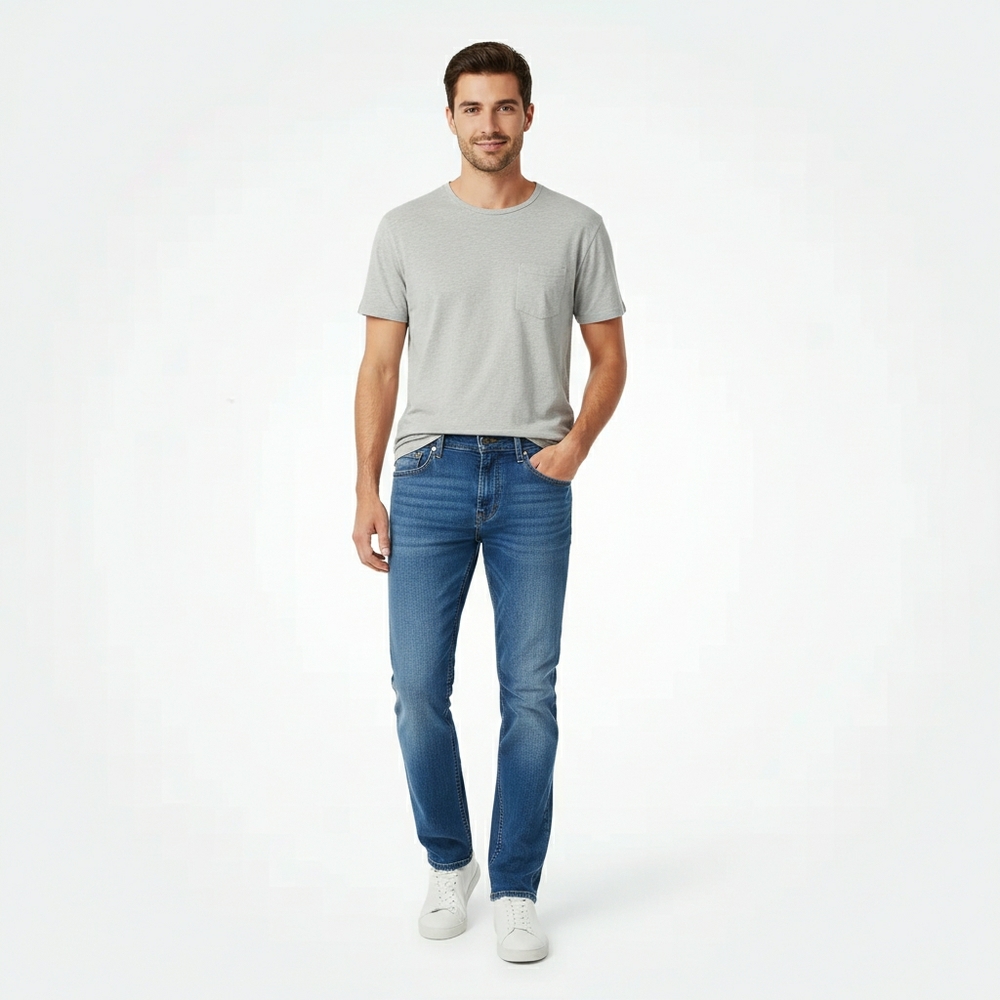 Abercrombie & Fitch Men's Skinny Jeans Medium Wash Blue 28x30